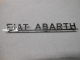 Embleem  Fiat Abarth   22x2.5 cm